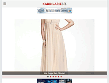Tablet Screenshot of kadinlarizbiz.com